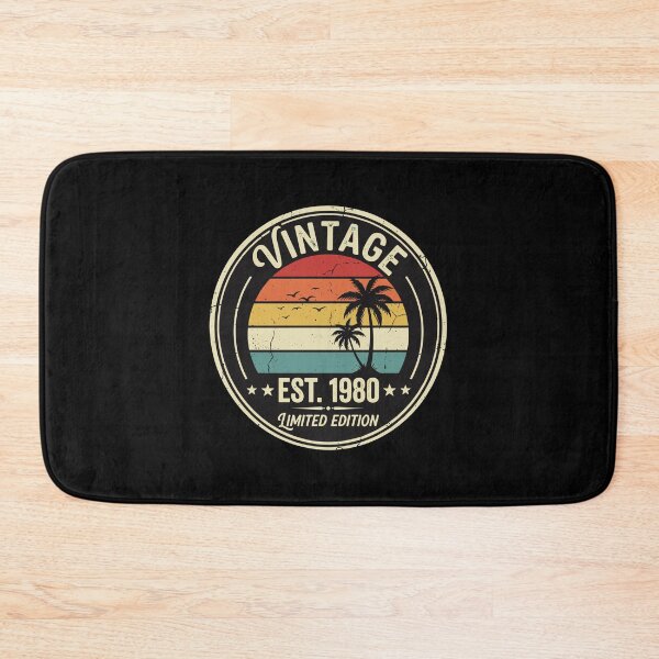 Item preview, Vintage Est. 1980 Limited Edition Birth Year Birthday  designed and sold by PopStars1993.