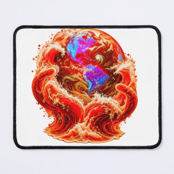 Item preview, Ocean Holding Earth – Surreal Nature and Planet Ocean Art designed and sold by okay 2 look .