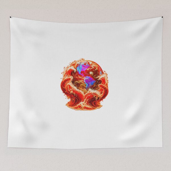 Item preview, Ocean Holding Earth – Surreal Nature and Planet Ocean Art designed and sold by Prince Tripathi .