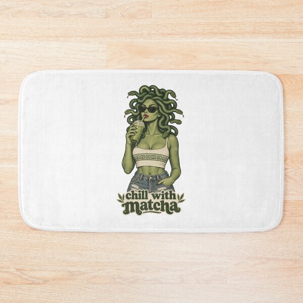 Item preview, Chill With Matcha Funny Medusa Vintage Aesthetic Gift designed and sold by Artycom.