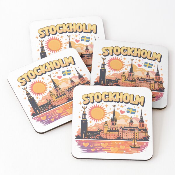 Item preview, Stockholm Skyline – Pride & Good Mood Design designed and sold by Pineapple-Tree.