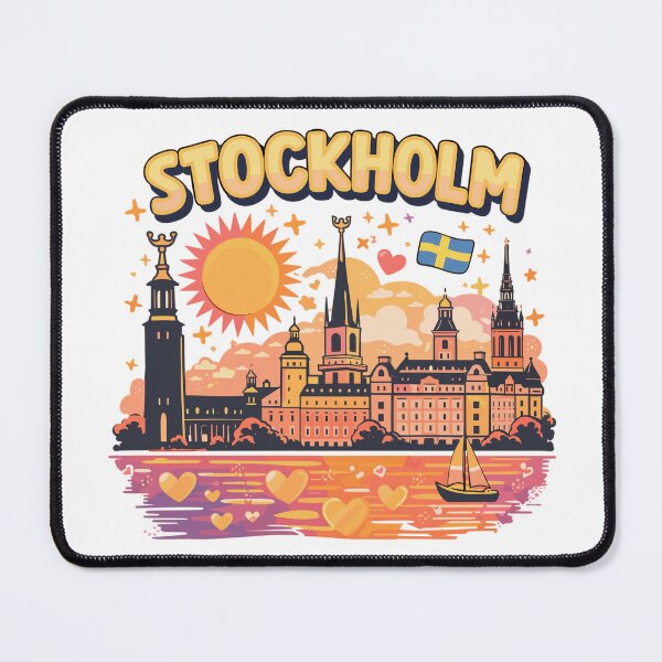 Item preview, Stockholm Skyline – Pride & Good Mood Design designed and sold by Pineapple-Tree.