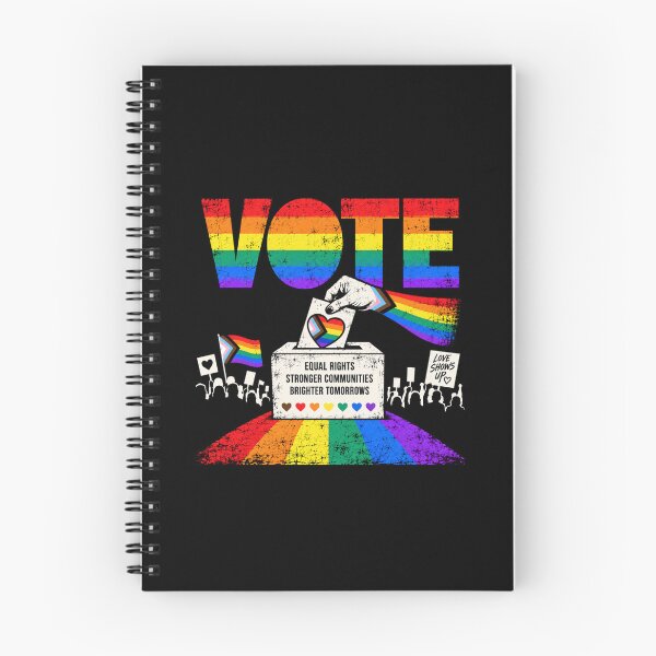 Item preview, Vote People Power – Pride Equality Democracy designed and sold by TEEJAMBOREE.