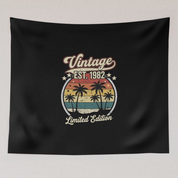 Item preview, Vintage Est. 1982 Limited Edition 42nd Birthday Born 1982 Retro designed and sold by PopStars1993.