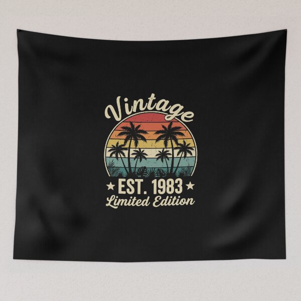 Item preview, Vintage Est. 1983 Limited Edition Born 1983 40th Birthday  designed and sold by PopStars1993.