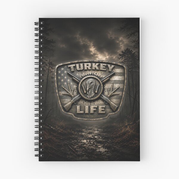 Item preview, Turkey Life American Flag Wild Turkey Hunting Shotgun Logo Wall Art for Turkey Hunters designed and sold by artistwill.