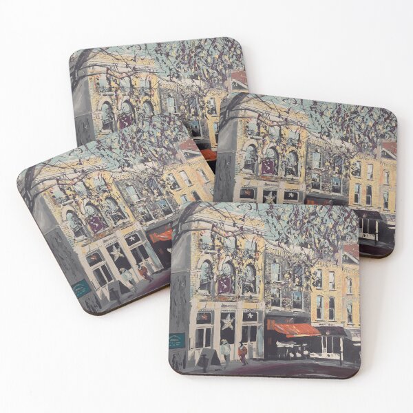 Item preview, 'Hampstead High street in winter light', by Mary Alice Green designed and sold by maryalicegreen.