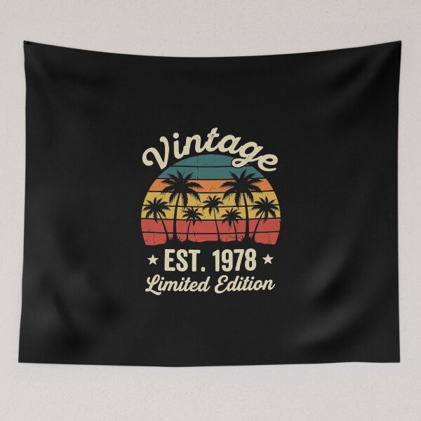 Item preview, Vintage Est. 1978 Limited Edition 46th Birthday Born 1978 designed and sold by PopStars1993.