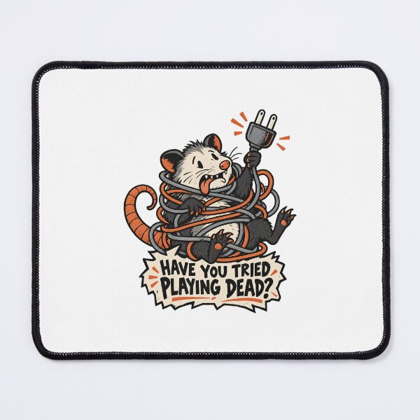 Item preview, Opossum Tech Support Tangled in Cables designed and sold by Greemo03.
