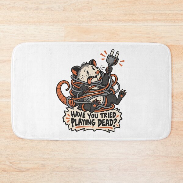 Item preview, Opossum Tech Support Tangled in Cables designed and sold by Greemo03.
