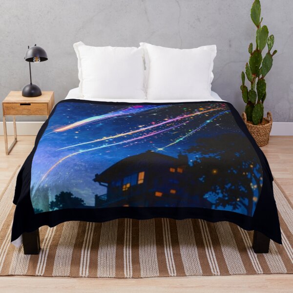 Item preview, Shooting Stars Over Cozy House Artwork designed and sold by NivyasArtistry.