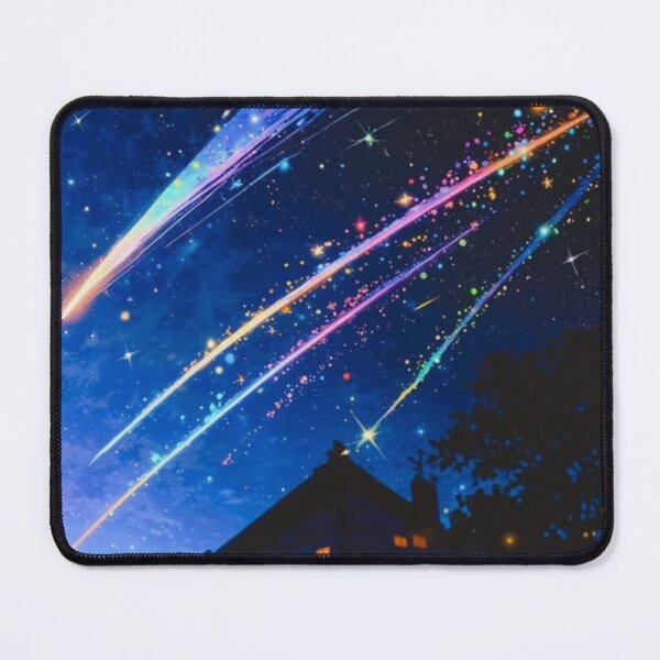 Item preview, Shooting Stars Over Cozy House Artwork designed and sold by NivyasArtistry.