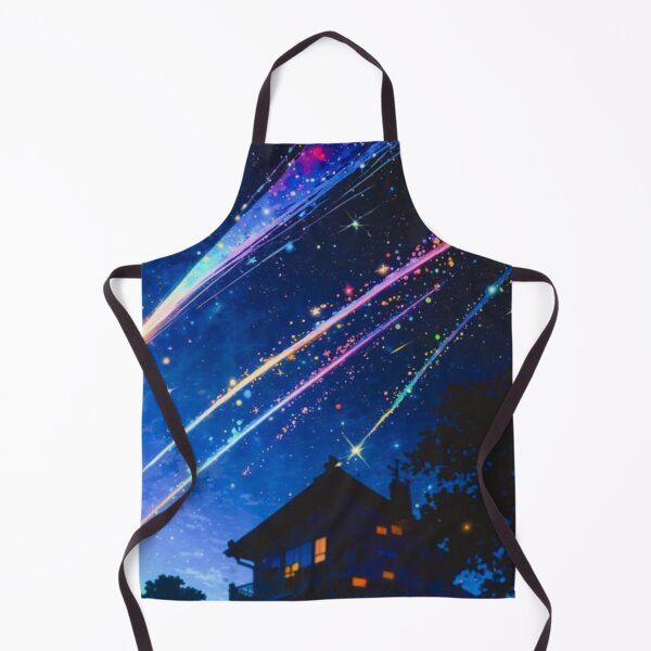 Item preview, Shooting Stars Over Cozy House Artwork  designed and sold by NivyasArtistry.