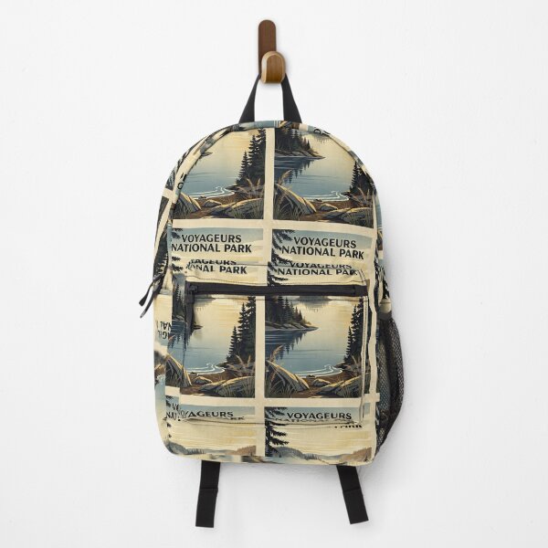 Item preview, Voyageurs National Park Vintage Travel Art designed and sold by Teelogic.