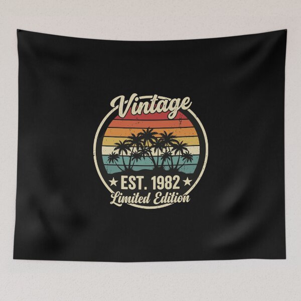 Item preview, Vintage EST. 1982 Limited Edition 42nd Birthday Born 1982  designed and sold by PopStars1993.