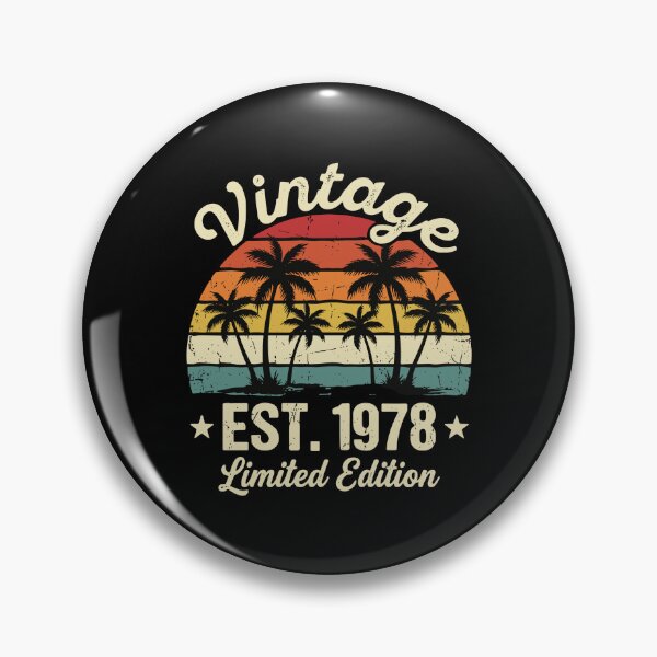Item preview, Vintage EST. 1978 Limited Edition Birthday  46 Years Old designed and sold by PopStars1993.