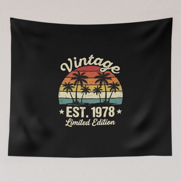 Item preview, Vintage EST. 1978 Limited Edition Birthday  46 Years Old designed and sold by PopStars1993.