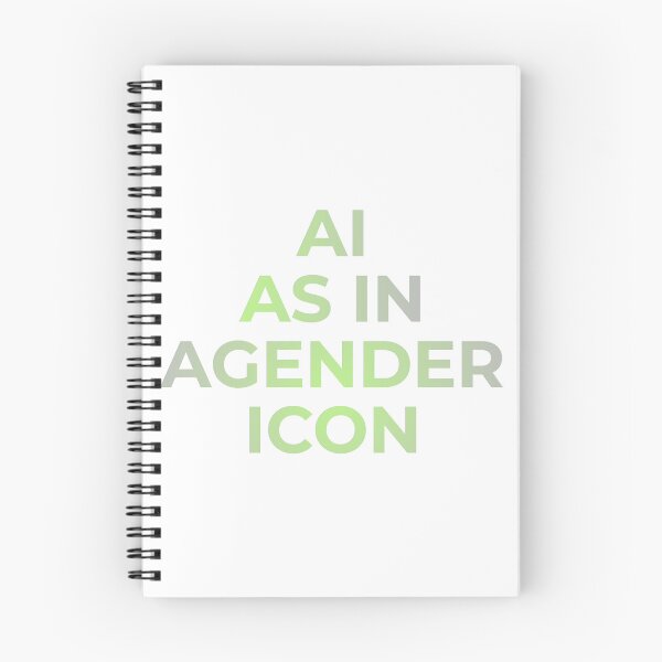 Item preview, AI As In Agender Icon designed and sold by DratticusRevoh.