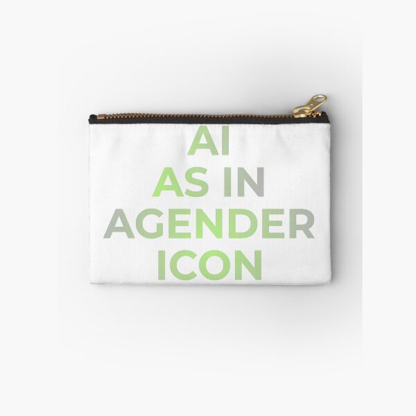 Item preview, AI As In Agender Icon designed and sold by DratticusRevoh.