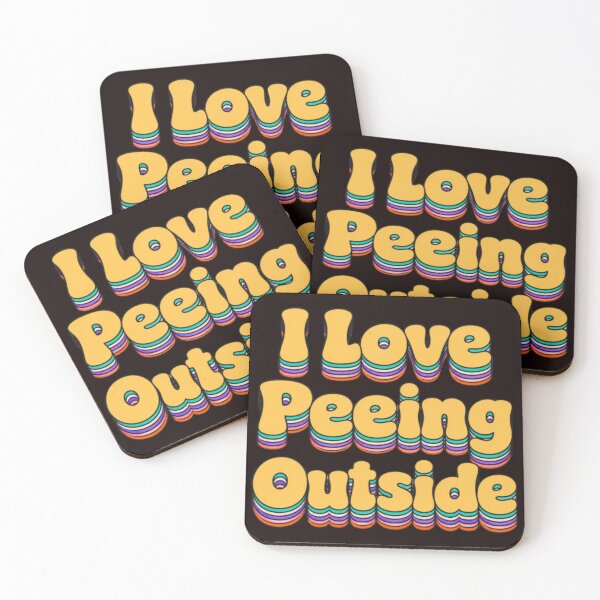 Item preview, I Love Peeing Outside designed and sold by darametzgerart.