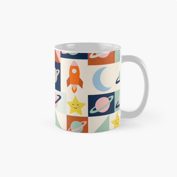 Item preview, Mid-Century Nordic Space Pattern - Geometric Cosmic Folk Art designed and sold by ShabanMerch⭐⭐⭐.