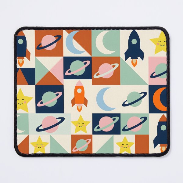 Item preview, Mid-Century Nordic Space Pattern - Geometric Cosmic Folk Art designed and sold by ShabanMerch⭐⭐⭐.