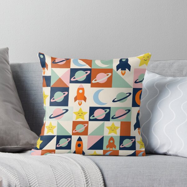 Item preview, Mid-Century Nordic Space Pattern - Geometric Cosmic Folk Art designed and sold by ShabanMerch⭐⭐⭐.
