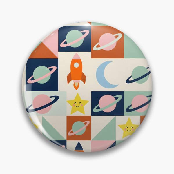Item preview, Mid-Century Nordic Space Pattern - Geometric Cosmic Folk Art designed and sold by ShabanMerch⭐⭐⭐.