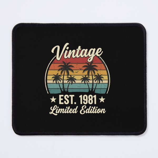 Item preview, Vintage Est. 1981 Limited Edition Born In 1981 Birthday  designed and sold by PopStars1993.