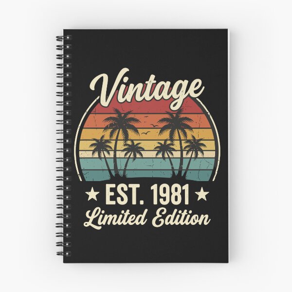 Item preview, Vintage Est. 1981 Limited Edition Born In 1981 Birthday  designed and sold by PopStars1993.