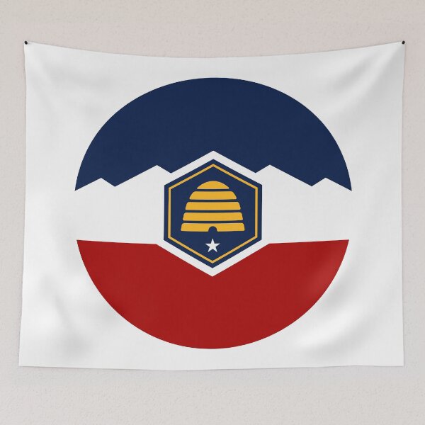 Item preview, Utah Circle Flag Moving Away Gift, Homesick UT Present designed and sold by shitpostee.