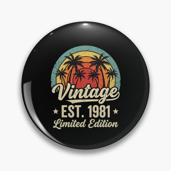 Item preview, Vintage Est. 1981 Limited Edition 43rd Birthday Born In 1981 designed and sold by PopStars1993.