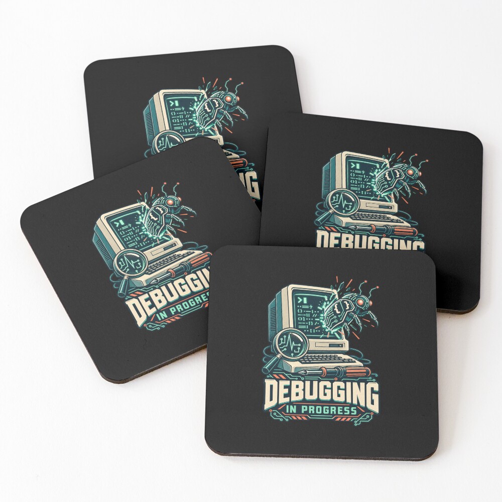 Item preview, Coasters (Set of 4) designed and sold by TeeEnigmaa.
