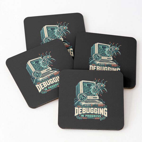 Artikelvorschau, Debugging in Progress Programmer Shirt entworfen und verkauft von TeeEnigmaa.