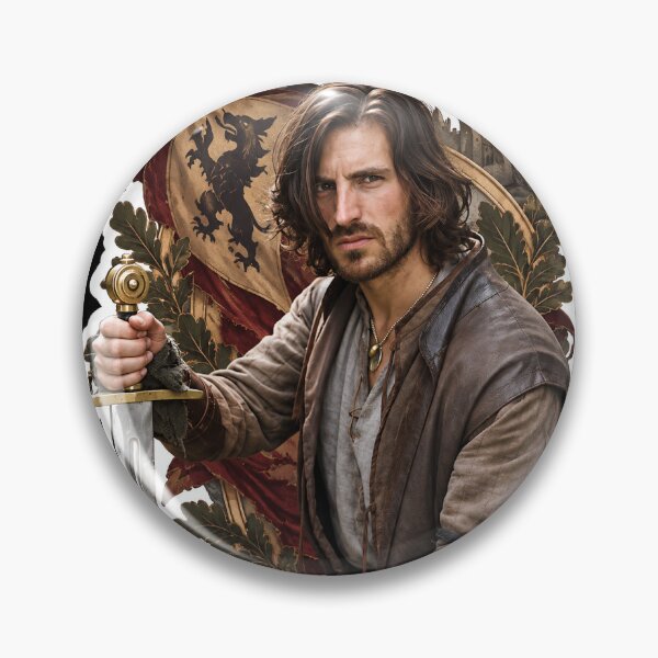 Item preview, Sir Gwaine | BBC Merlin Knight of Camelot Fan Art Sticker designed and sold by clearsunnyday.