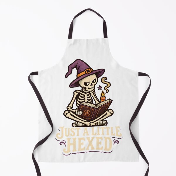 Item preview, Just A Little Hexed Skeleton Reading Spell Book designed and sold by calicito.