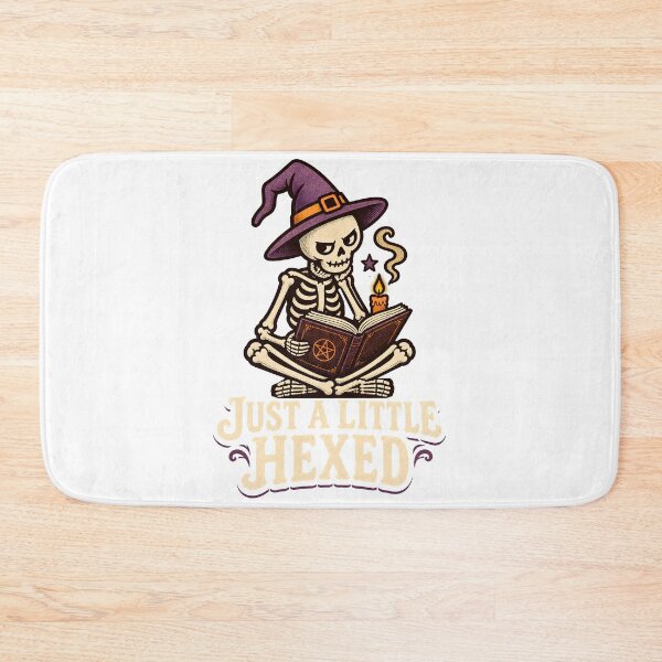 Item preview, Just A Little Hexed Skeleton Reading Spell Book designed and sold by calicito.
