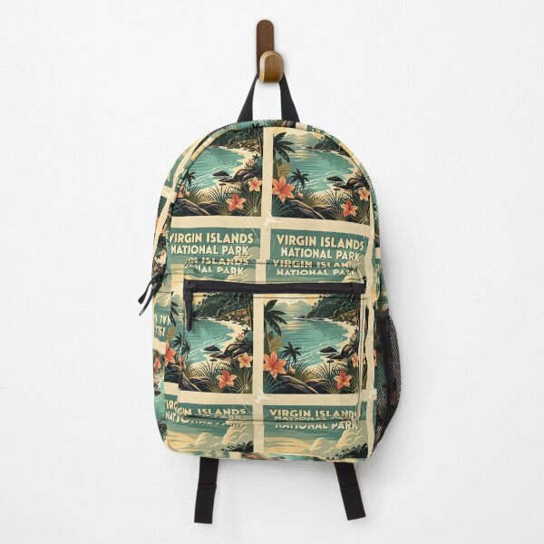 Item preview, Virgin Islands National Park Vintage Travel Art designed and sold by Teelogic.