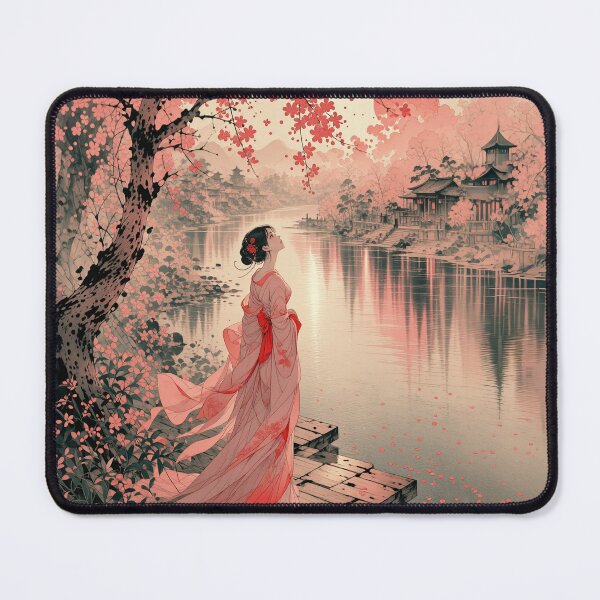 Item preview, Riverside Reverie: Crimson Twilight designed and sold by R Zen Creation.