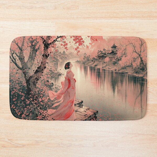 Item preview, Riverside Reverie: Crimson Twilight designed and sold by R Zen Creation.