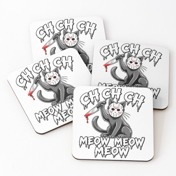 Item preview, Cat Halloween Friday the 13th 2 designed and sold by Inappropriate Ink.