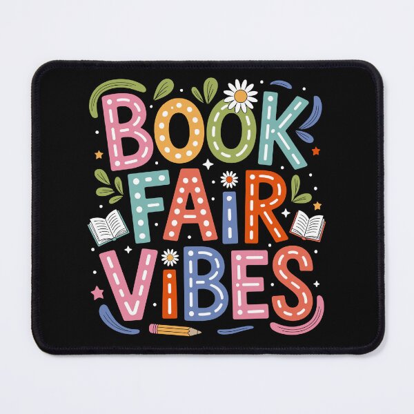 Item preview, Book Fair Vibes Colorful Hand Lettered Book Lover Gift designed and sold by Maniutek.