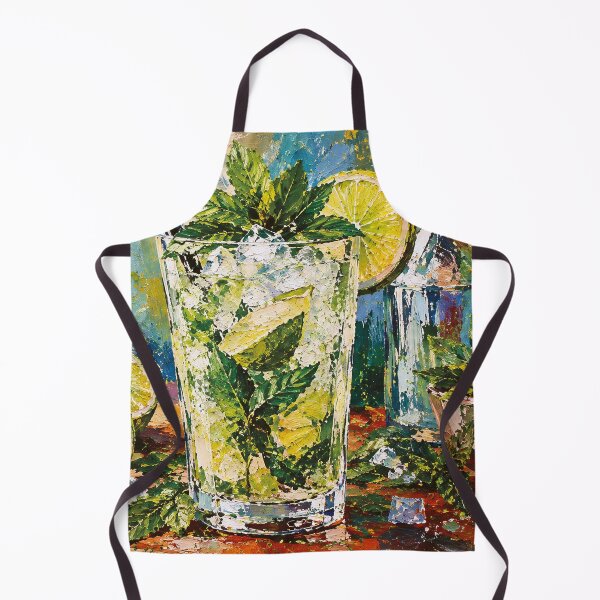 Item preview, Mojito Painting – Tropical Cocktail & Cuban Vibes designed and sold by GalleryKauffeld.