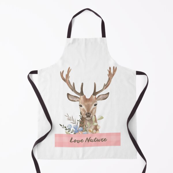 Item preview, Sweet Floral Deer – Soft Feminine Nature Girl Design designed and sold by PureHopeStudio.