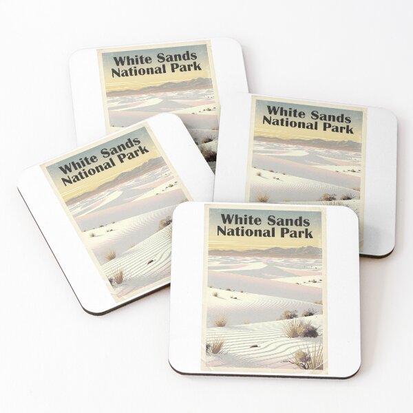 Item preview, White Sands National Park Vintage Travel Art designed and sold by Teelogic.