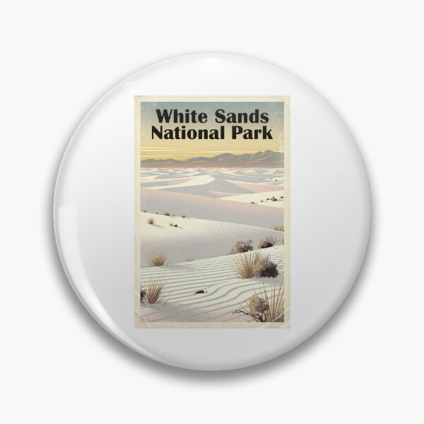 Item preview, White Sands National Park Vintage Travel Art designed and sold by Teelogic.