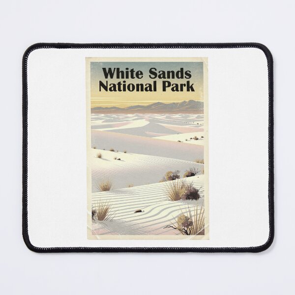 Item preview, White Sands National Park Vintage Travel Art designed and sold by Teelogic.