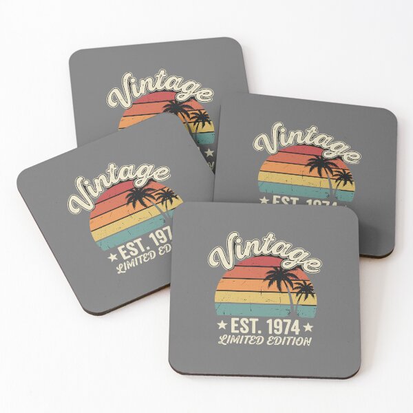 Item preview, Vintage Est. 1974 Limited Edition Birthday Birth Year Men Women designed and sold by SofiBlair.