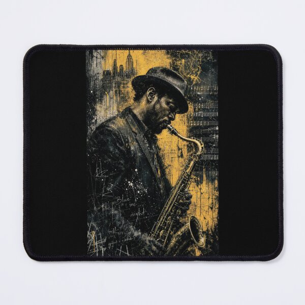 Item preview, Saxophonist. Retro style. designed and sold by MagelliShop.