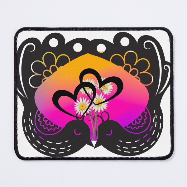 Item preview, Romantic Love Birds with Daisy Flowers and Hearts ArtCute Spooky Jack-o-Lantern Halloween Candle Art designed and sold by Palette _Vibes.